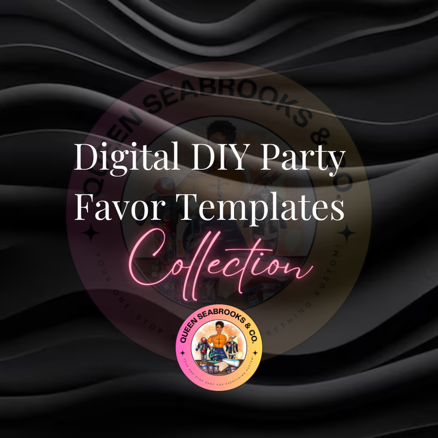 📲 Digital Party Favor Templates