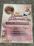 Queen Seabrooks & Co. Vinyl Sticker Paper