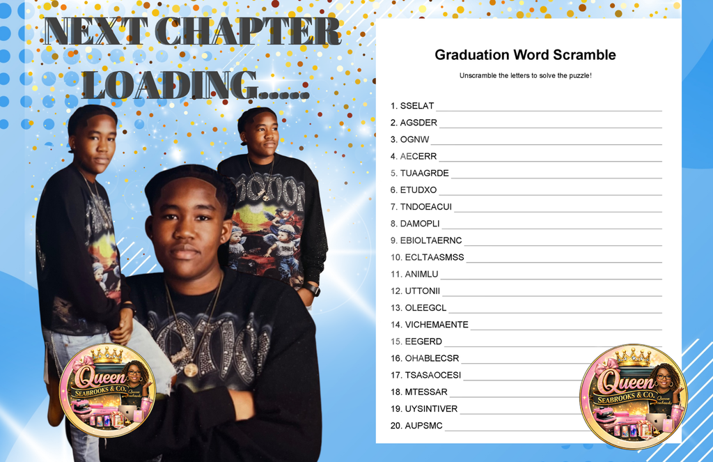 Senior 11x17 Activity Book Template