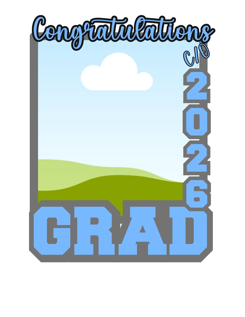 Grad Hand Fan Template Bundle