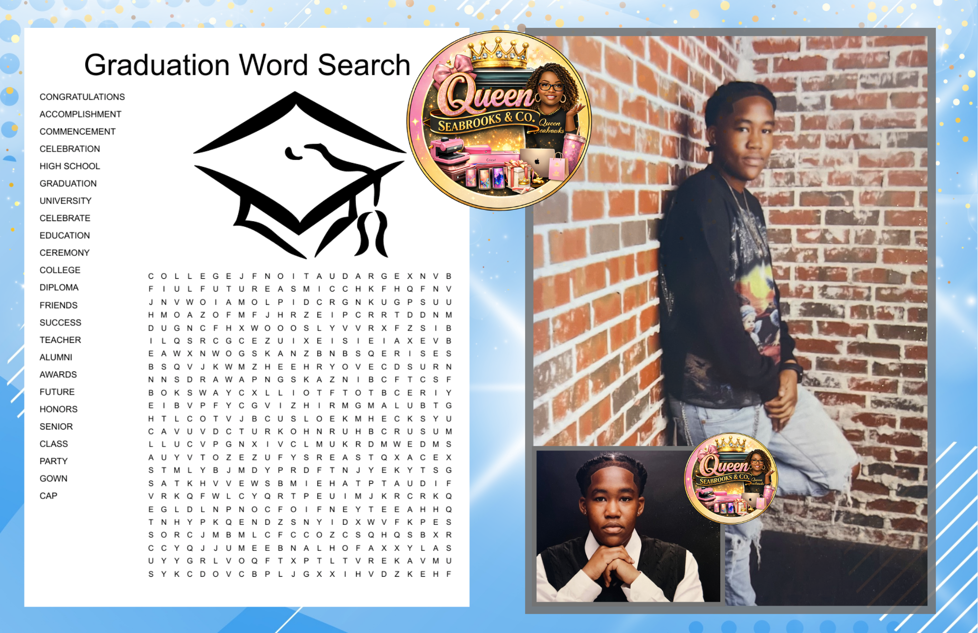 Senior 11x17 Activity Book Template