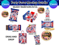 4th of July Party Favor Templates | Editable Canva Bundle