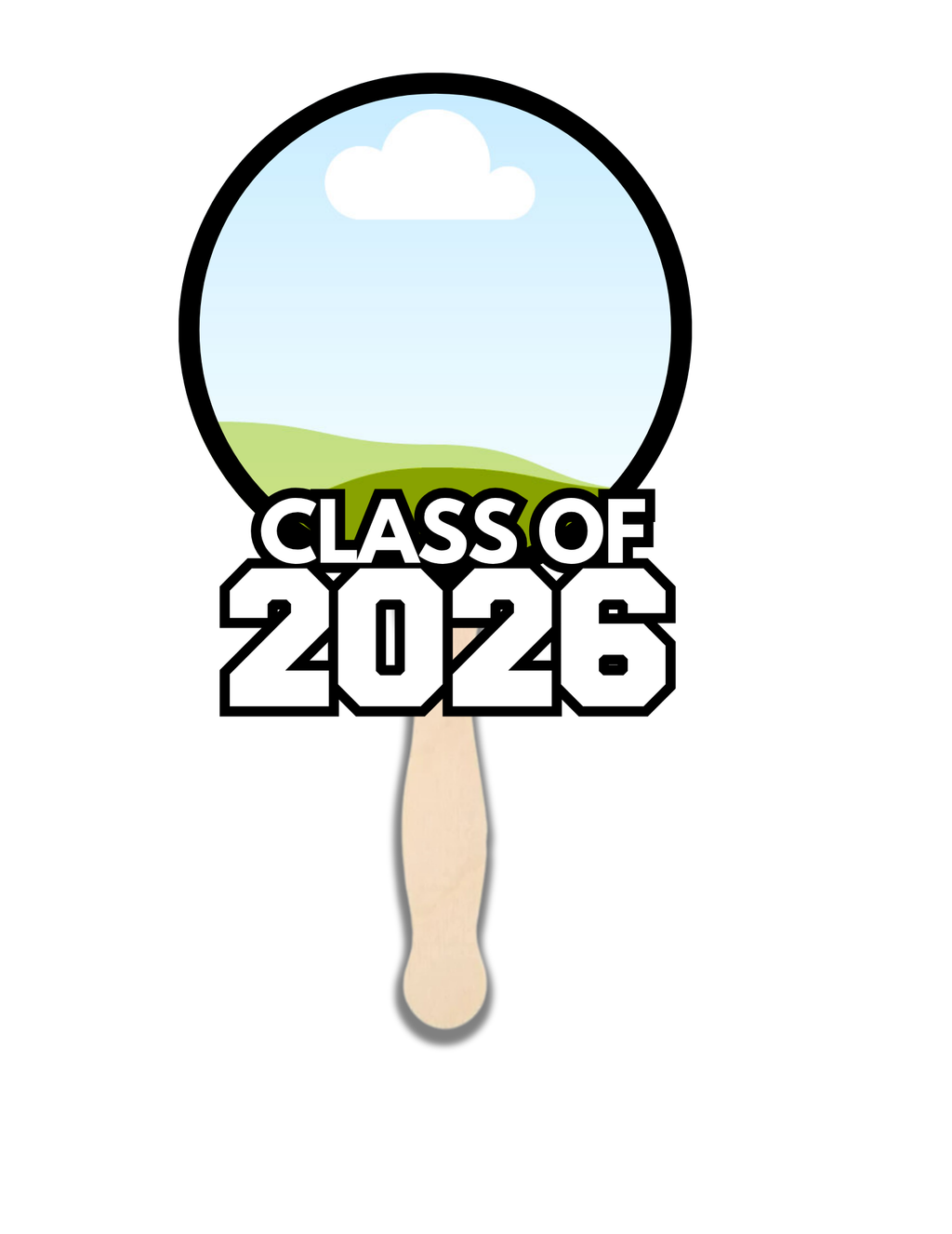 Grad Hand Fan Template Bundle