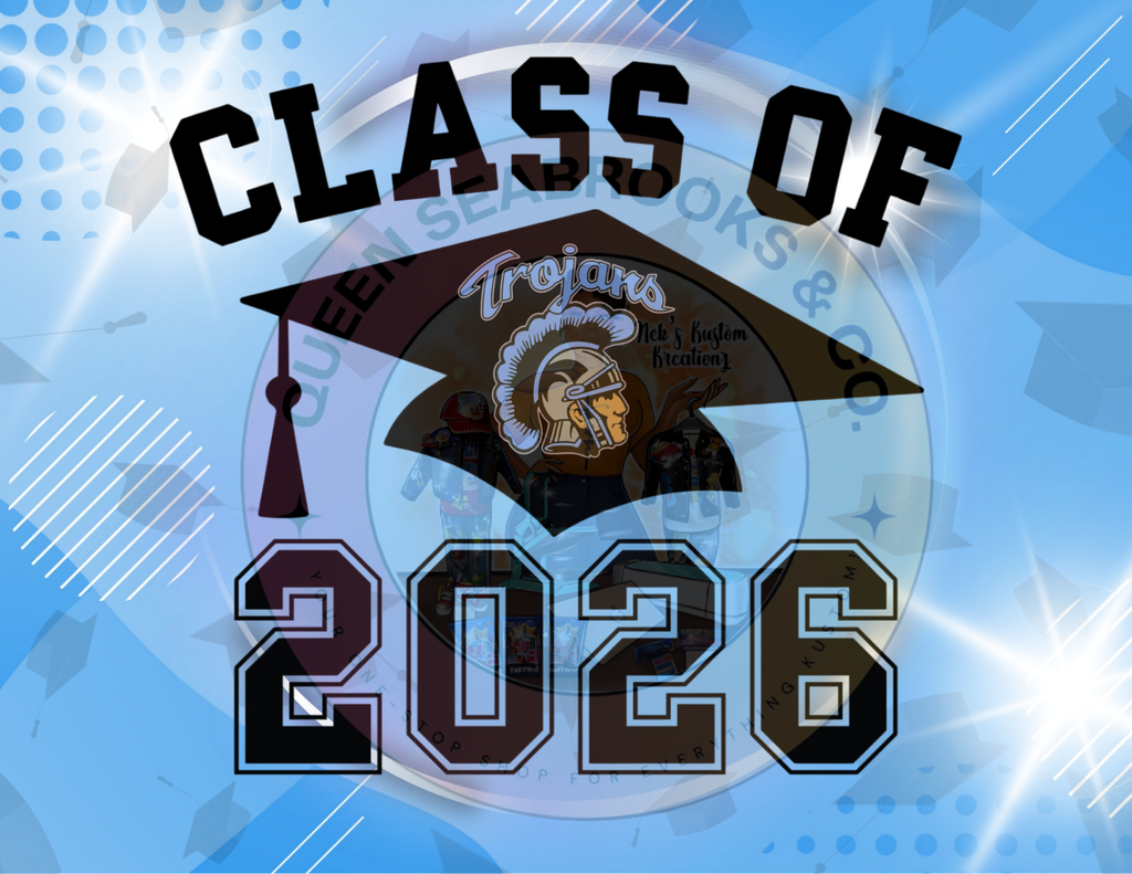 Personalized Graduation Senior Book | Custom 8-Page Keepsake (8.5x11 Folded) | Class of 2026 Grad Memory Book