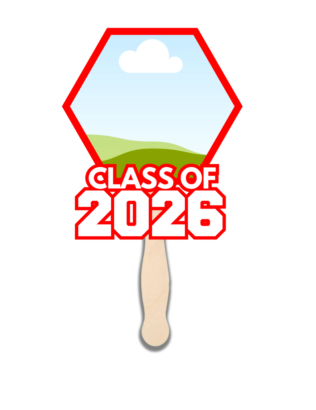 Grad Hand Fan Template Bundle