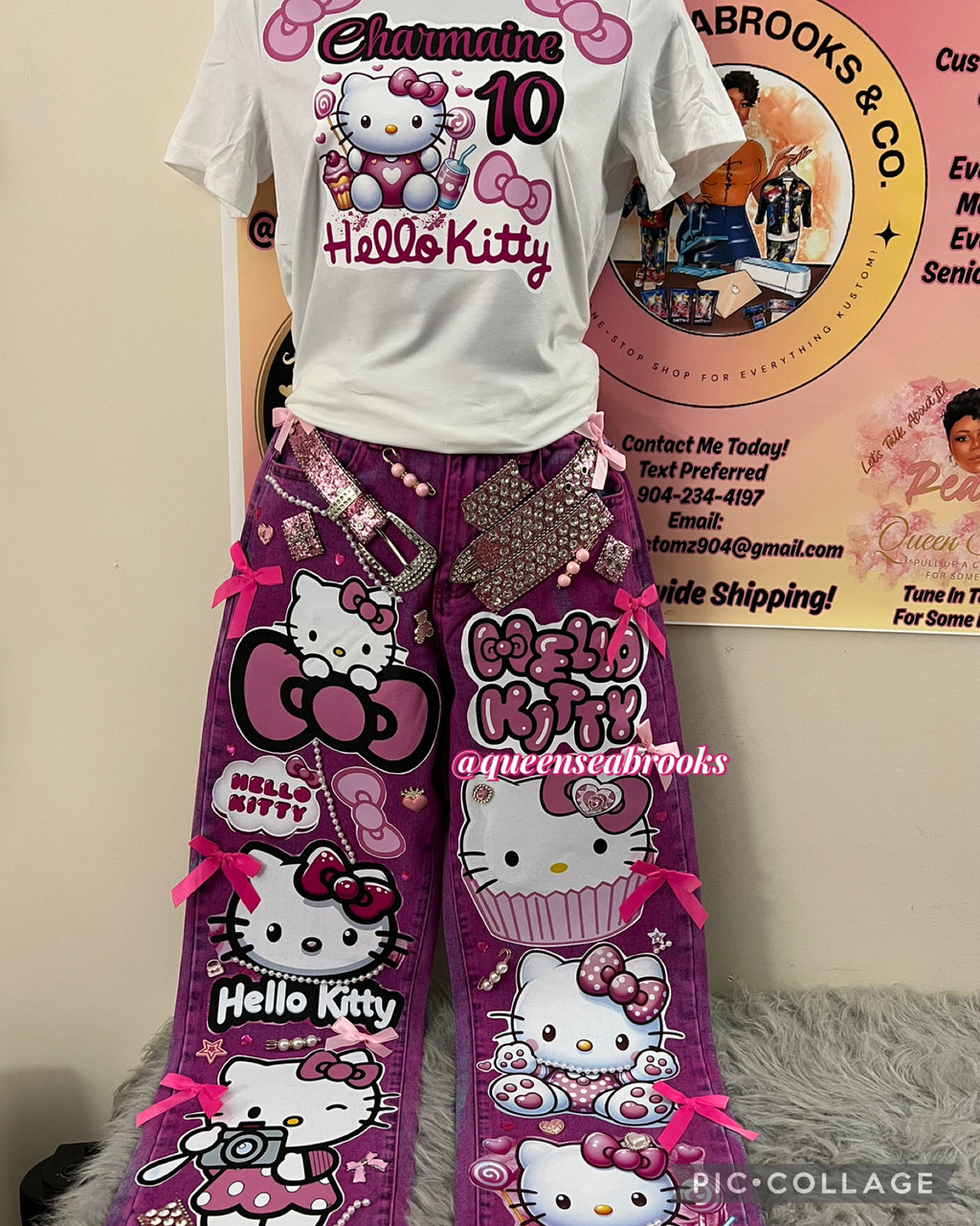 🎉 2pc Set Luxury Custom Birthday Outfit – Theme of Your Choice 🎉
