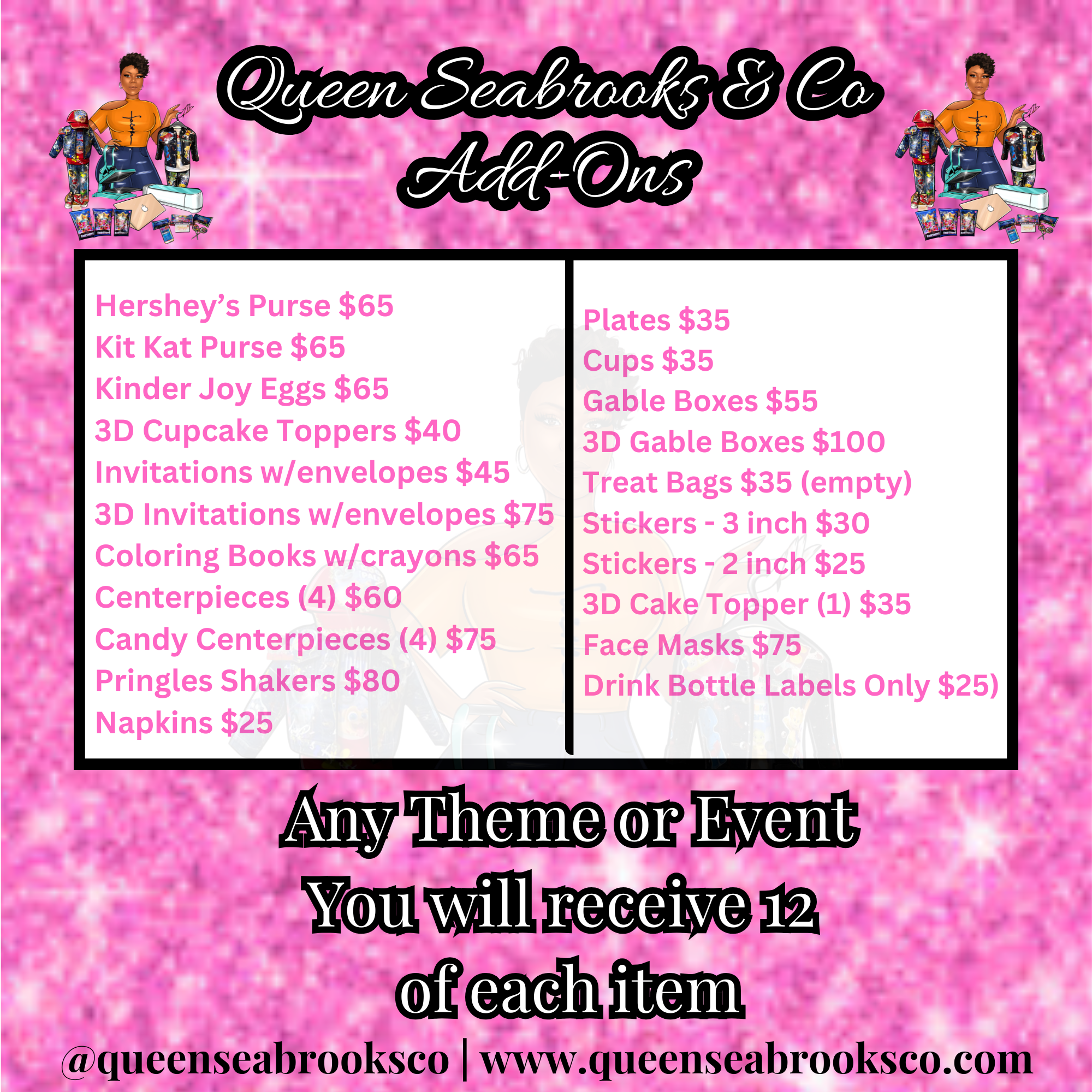 Custom Party Favor Add-On (Set of 12) | Custom Extra Favors for Any Theme