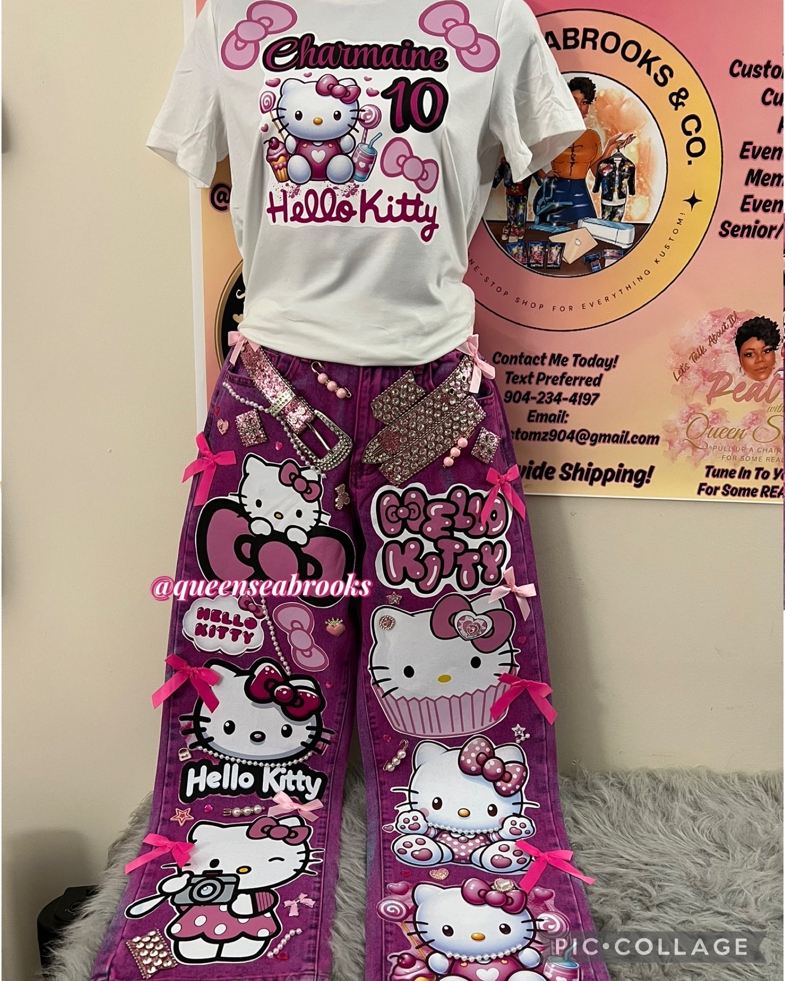 🎉 2pc Set Luxury Custom Birthday Outfit – Theme of Your Choice 🎉