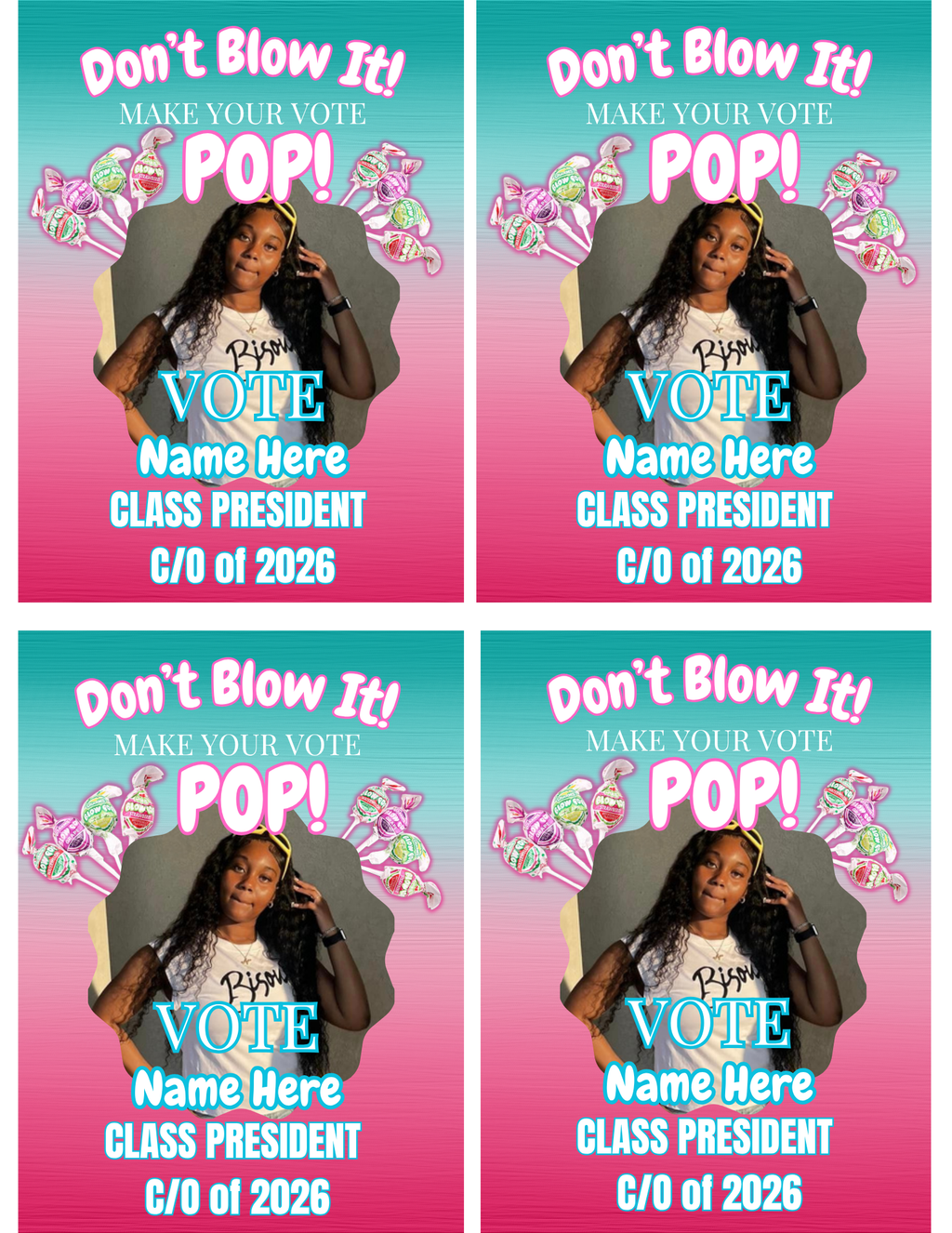 Student Council Campaign Template & Flyer Bundle