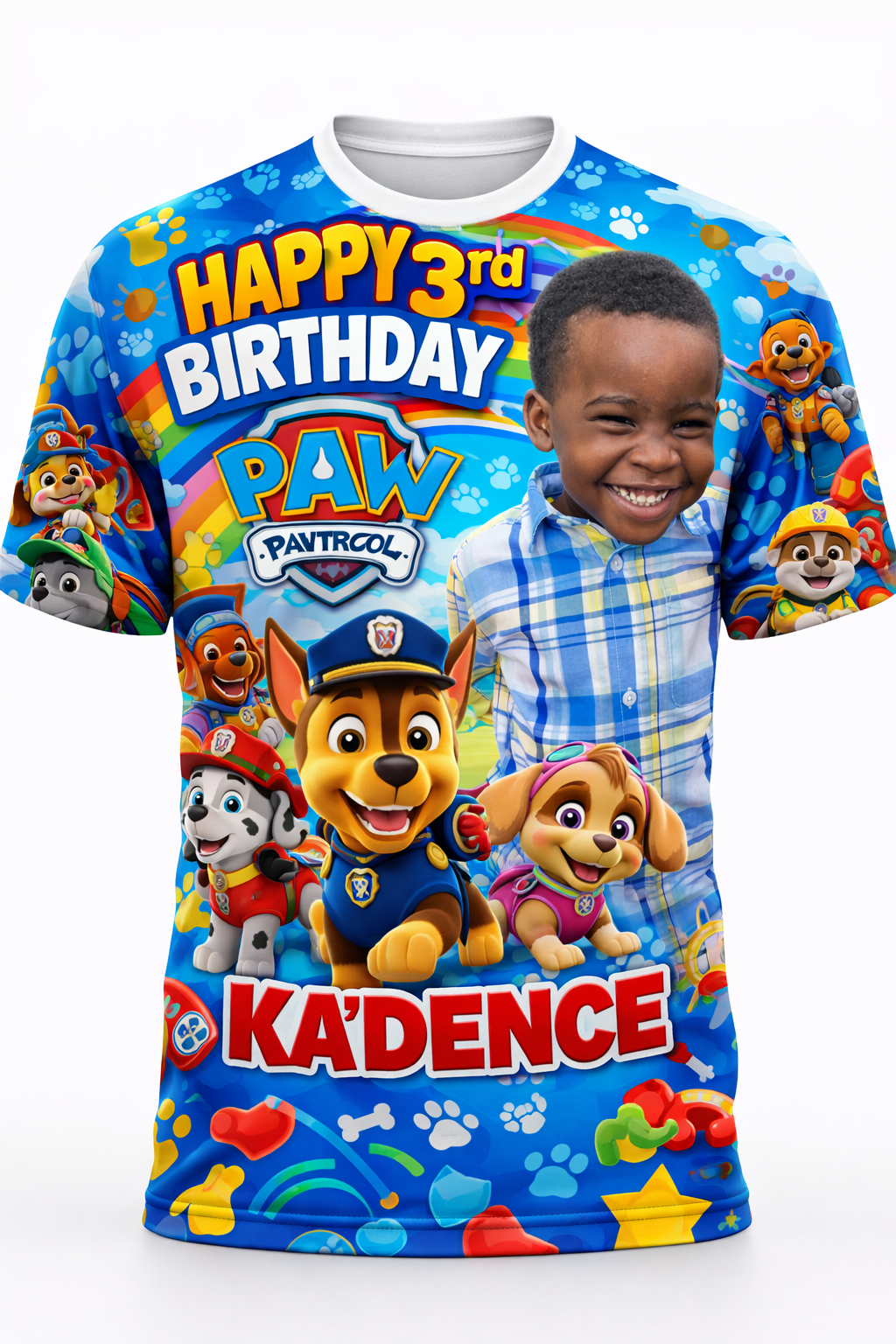 3D All-Over Party / Birthday Shirt (Adult)