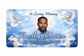Memorial License Plate – Personalized Tribute Car Tag – Remembrance Keepsake