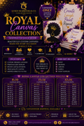Royal Canvas Collection - Canvas Only (Shipped Only)| Queen Seabrooks & Co.