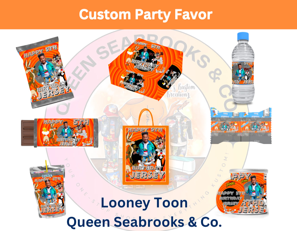 Looney Tune Party Favor Template