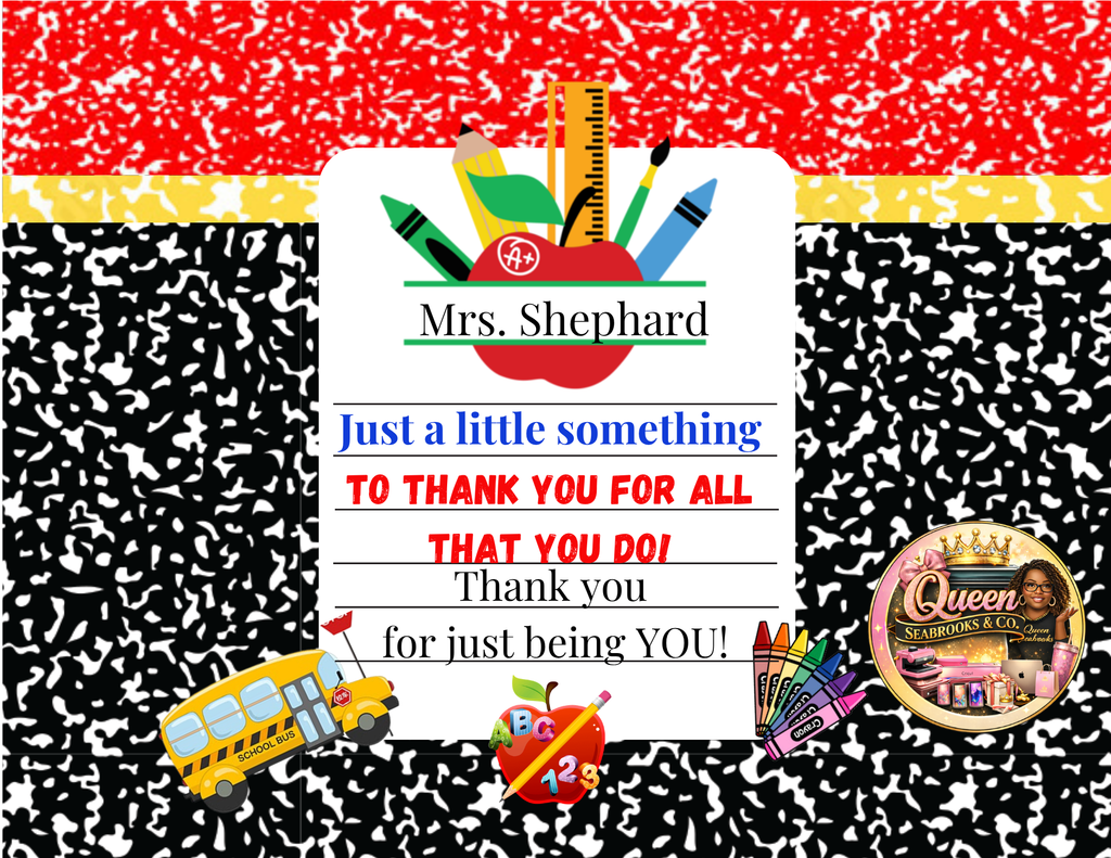 Teacher Appreciation Bundle Template #1