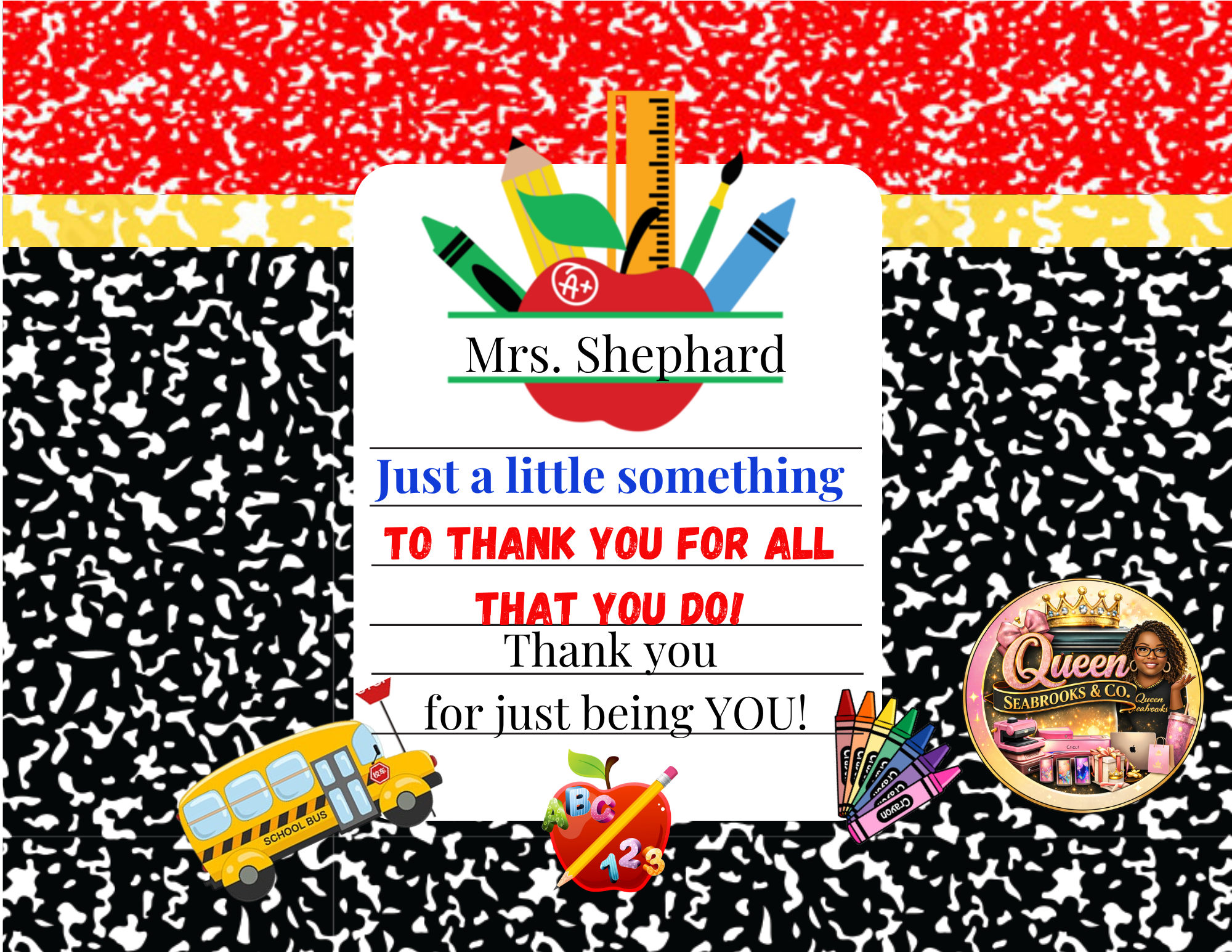Teacher Appreciation Bundle Template #1
