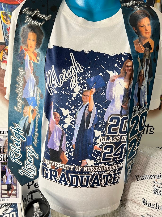 Custom Graduation Shirt – Personalized Senior Shirt with Photo – Class of 2026 Keepsake