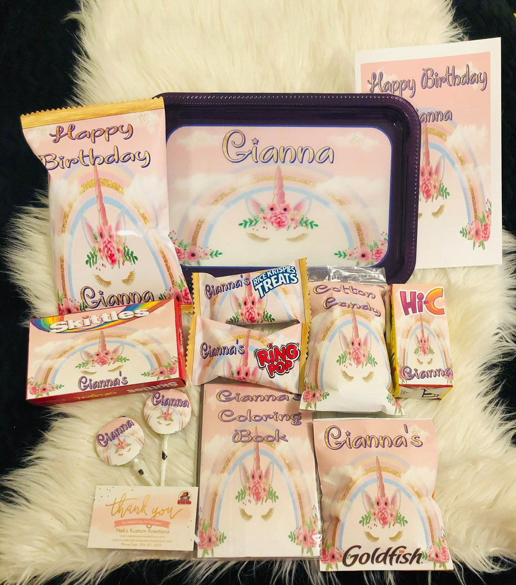 Personalized Birthday Gift Box | Custom Theme Snack Box, Shirt & Tumbler Options