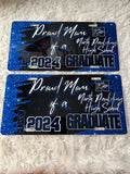 Graduation License Plate – Personalized Senior Car Tag – Graduation Keepsake