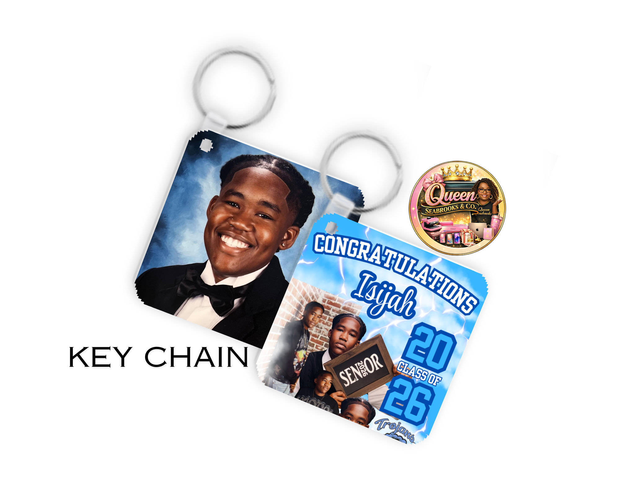 Graduation Keychain – Personalized Senior Keychain – Graduation Keepsake Gift