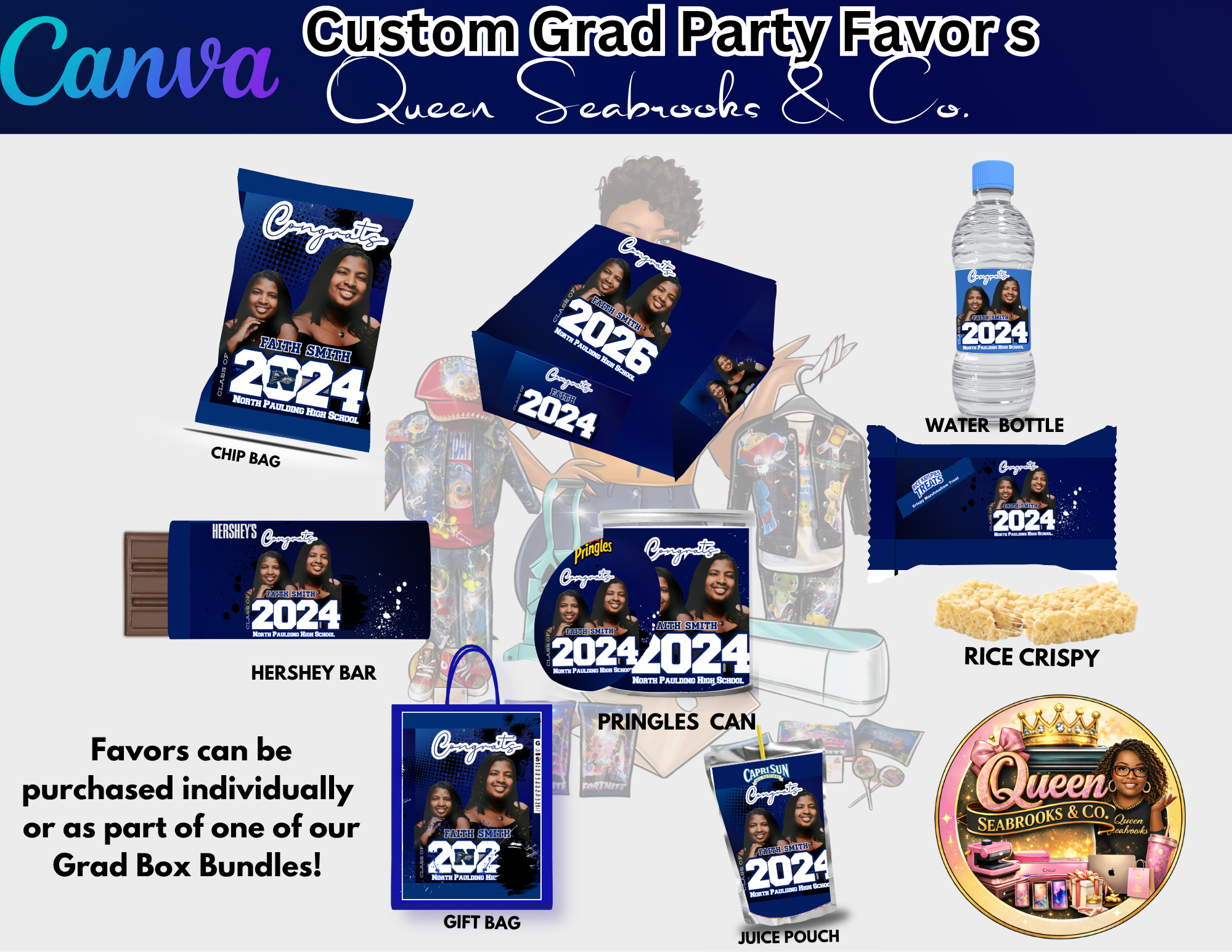 Grad Party Favor Template