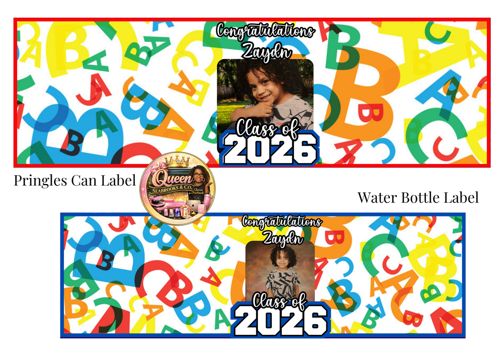 Kindergarten Graduation Treat Box Template (Boys) | Editable Canva Kinder Grad Favor Box
