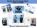 Personalized Graduation Senior Book | Custom 8-Page Keepsake (8.5x11 Folded) | Class of 2026 Grad Memory Book