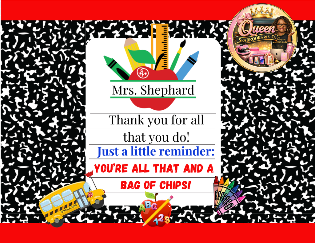 Teacher Appreciation Bundle Template #1