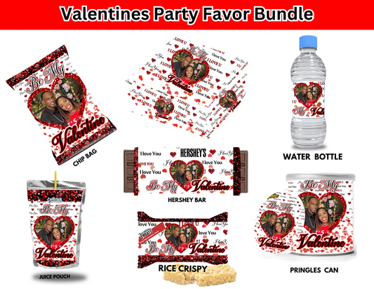 Valentines Day Party Favor Template