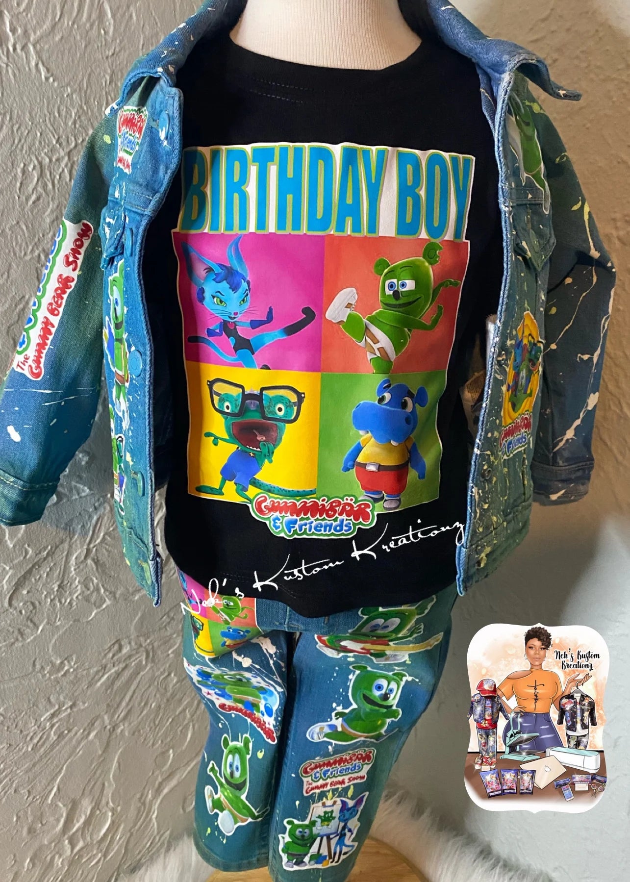 🎉 3pc Set Luxury Custom Birthday Outfit – Theme of Your Choice 🎉